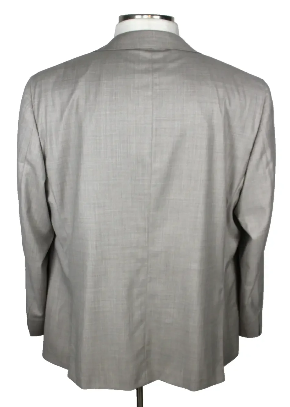 Canali Suit Jacket 52 (62 EU) Beige Woven Super 150s Wool Two Button Coat Italy